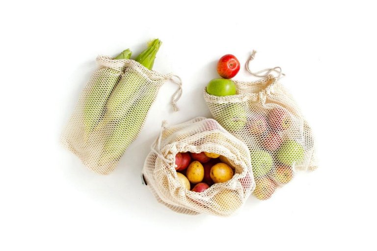 Sieťovka na Ovocie, mobake, bavlnená taška, mash taska, eko taška na nakupy
