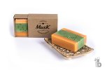 Musk prírodné mydlo Pomarančová sviežosť, mydlo pre veganov, veganske mydlo, bio mydlo