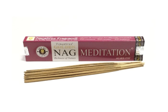 Golden Nag Vonné tyčinky meditaion 15g