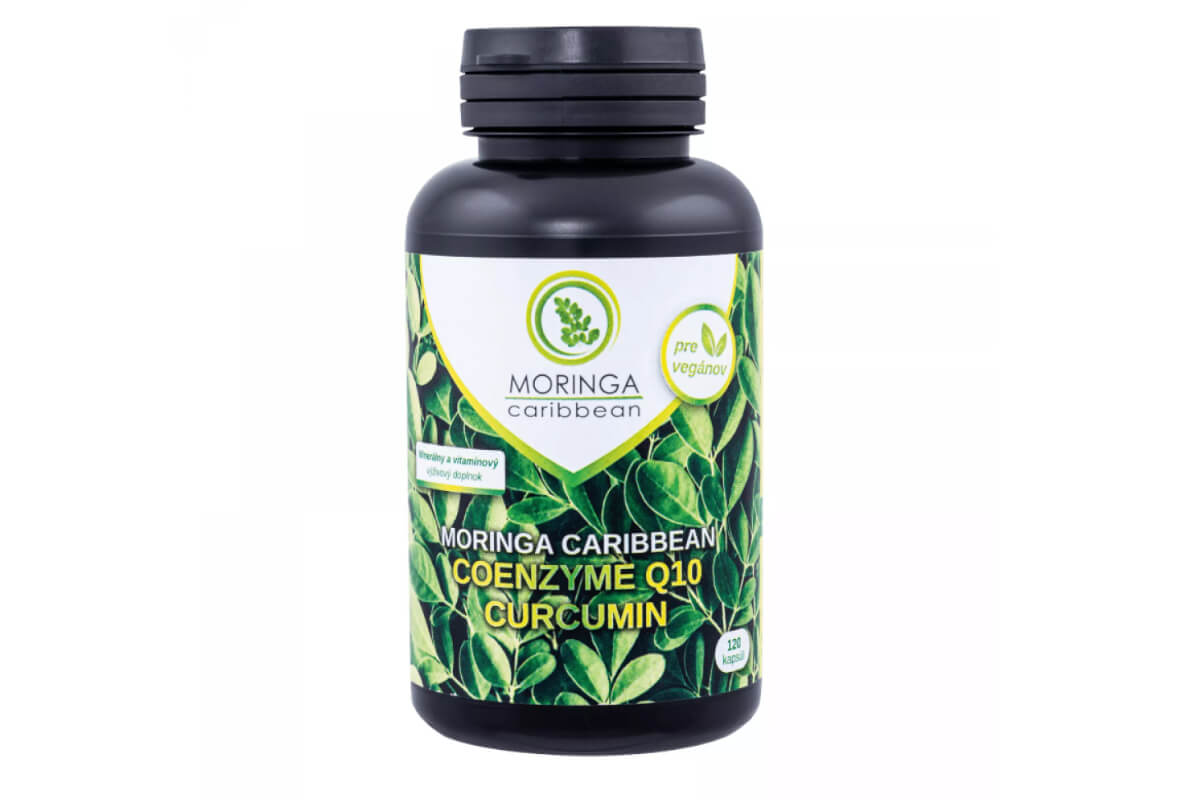 Moringa Caribbean Coenzyme Q10 & Curcumin 120 kapsúl