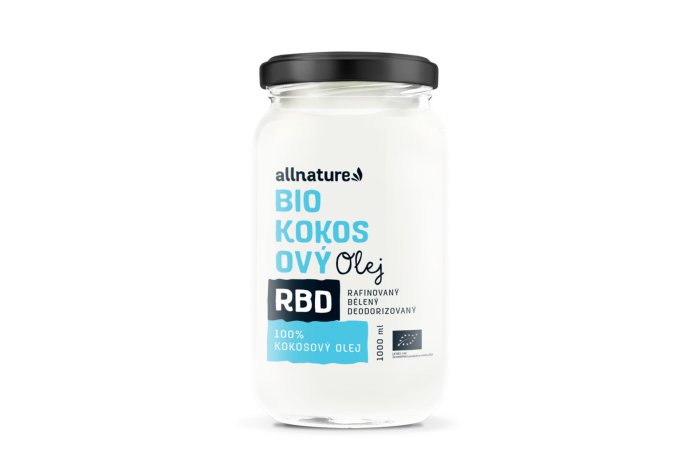 Allnature RBD Kokosový olej BIO bez vône 1000 ml | Mobake.sk