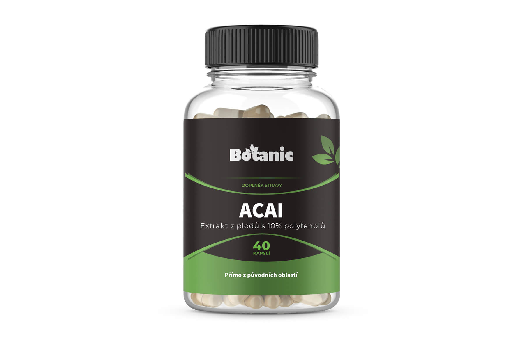 Botanic Acai - Extrakt z plodov s 10% polyfenolov v kapsuliach 40kap.