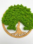 Machový obraz Strom života Simple Oak 30 cm